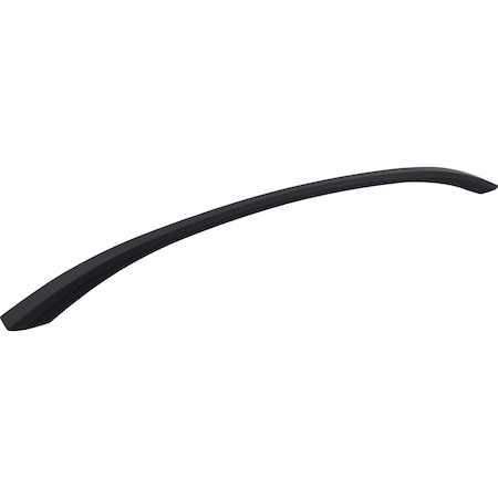 Jeffrey Alexander 18" Center-to-Center Matte Black Wheeler Appliance Handle 678-18MB